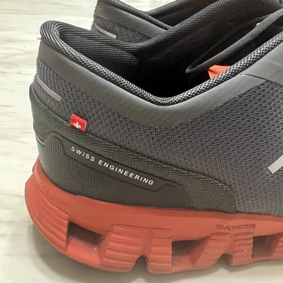 On Cloud X Shoes Mens 12M Rust Rock Grey 40.99241 - Picture 4 of 15